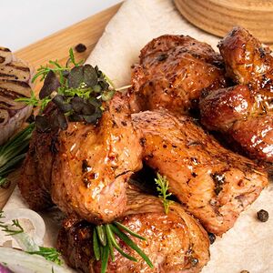 Шашлык из cвинoй шейки