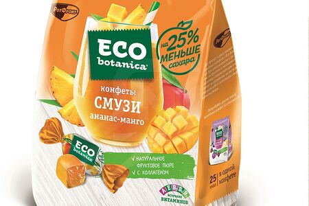 Eco botanica Конфеты смузи ананас/манго фл/п