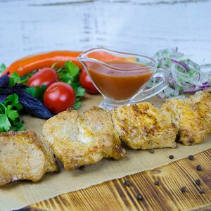 Шашлык из cвинoй шейки