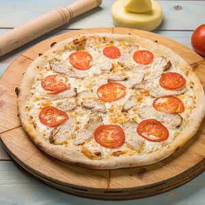 Пицца сырный цыпленок