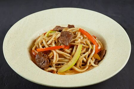 Удон с мясом