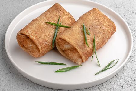 Блины со свининой