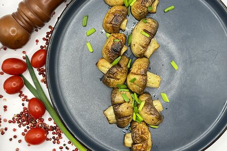 Шампиньоны на гриле