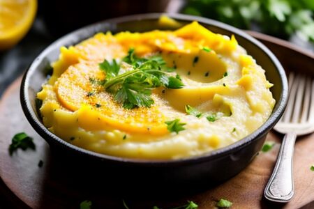 Пюре из печеного картофеля