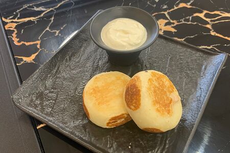 Сырники со сметаной