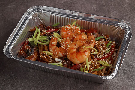 Удон с креветкой