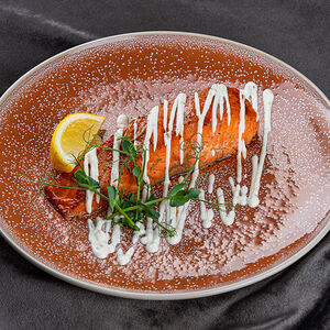 Филе лосося на гриле