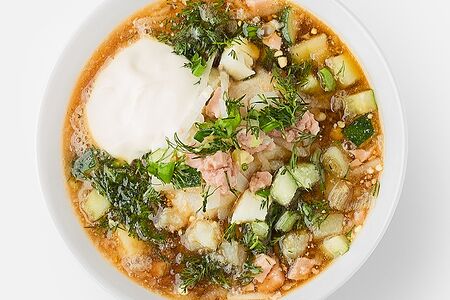 Окрошка на квасе