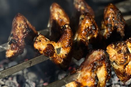 Шашлык из куриных крылышек