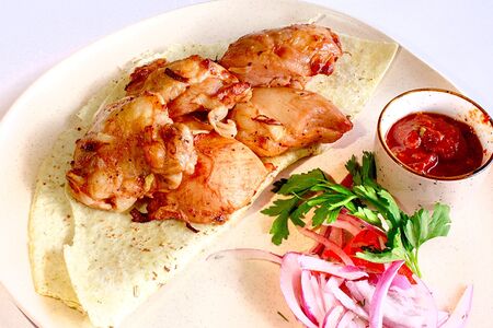 Шашлык куриный на гриле