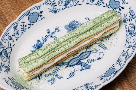 Мильфей матча-белый шоколад