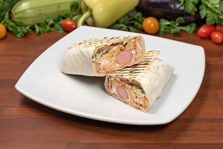 Хот-дог в лаваше мини