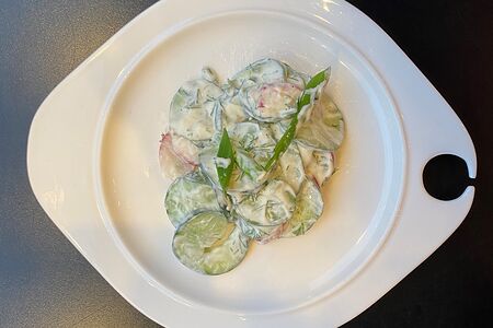 Редис с огурцом