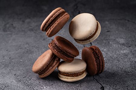 Макарон шоколад