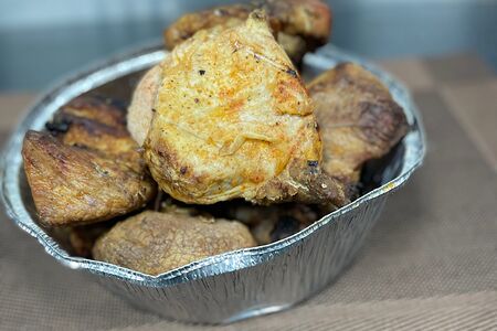 Шашлык из свинины корбонад на углях