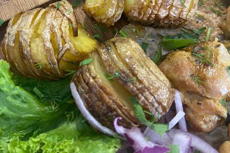 Картофель на углях