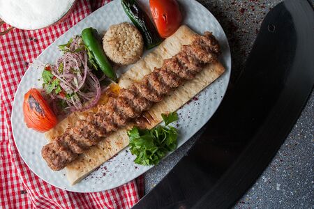 Люля-кебаб из свинины