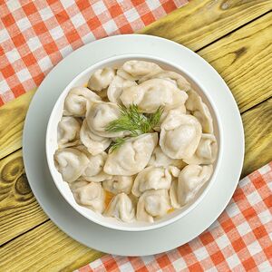 Дюжина пельменей с курицей 12 шт