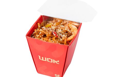 Удон с курицей