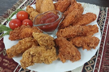 Куриные крылья в кляре