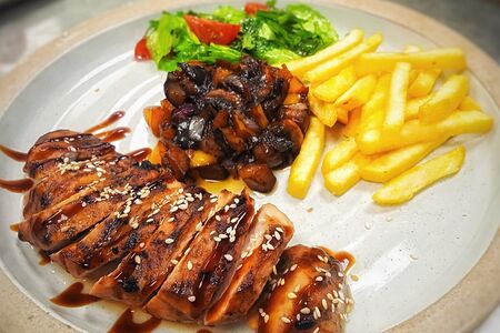 Куриная грудка на гриле