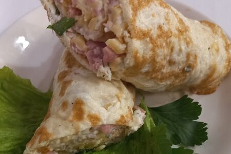 Омлет с ветчиной и сыром