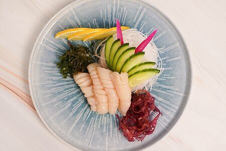 Сашими с гребешком