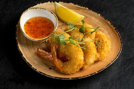 Креветки темпура