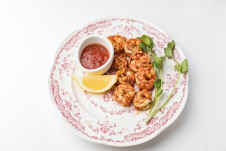 Сувлаки из креветок