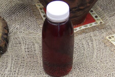 Морс домашний из черной смородины и клюквы