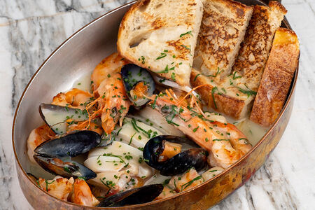 Соте из морепродуктов