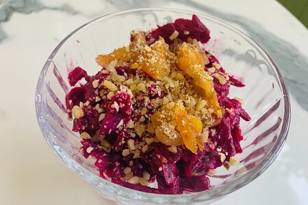 Салат Свекла с грецким орехом