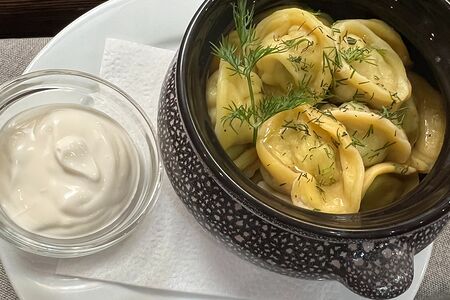 Пельмени со свининой и говядиной