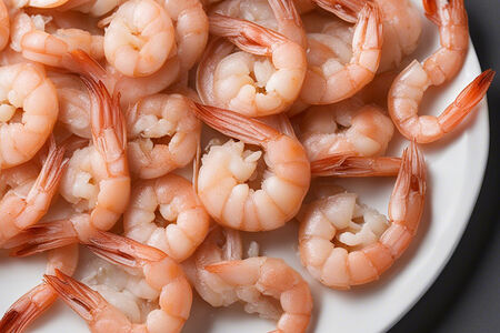 Креветки отварные