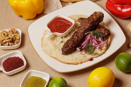 Люля-кебаб из баранины