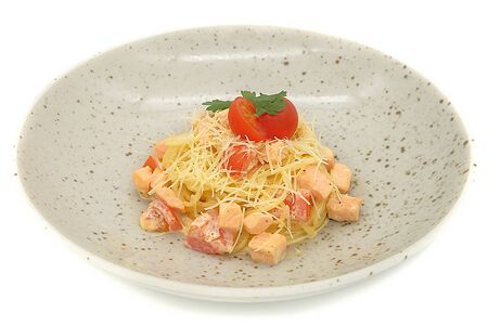 Паста с лососем