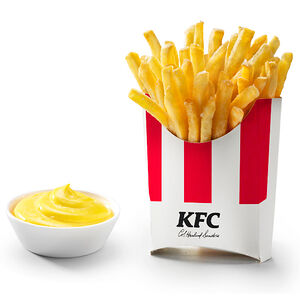 Стандартный картофель фри с соусом