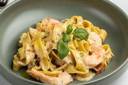 Паста с креветками