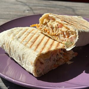 Стандартная шаурма с шашлыком из куриного филе бедра