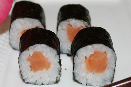 Мини с семгой