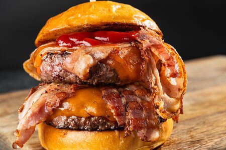 Double cheeseburger // Двойной чизбургер