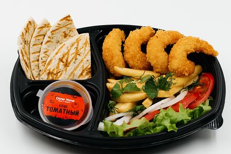 Донер тигровый в тарелке