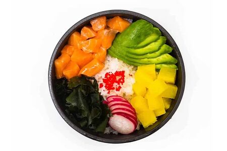 Поке с лососем