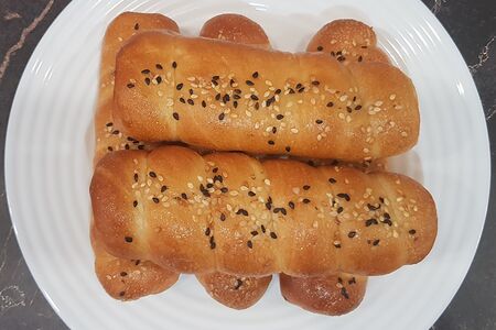 Сосиска в тесте печёная