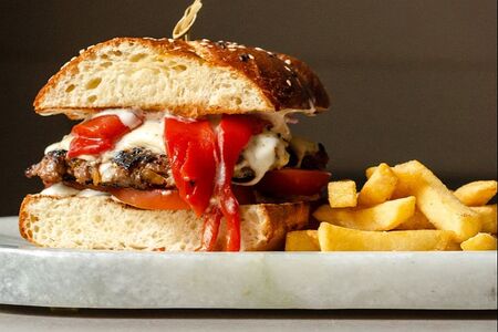 Хала бургер с говядиной