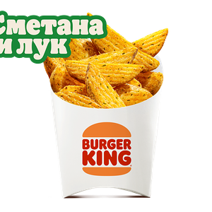 Картофель деревенский Сметана-лук бол