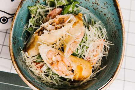 Цезарь с курочкой по-японски