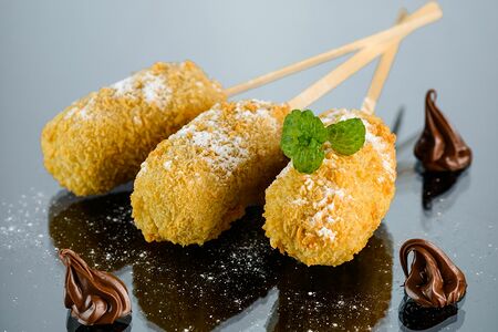 Бананы в кляре с Нутеллой M