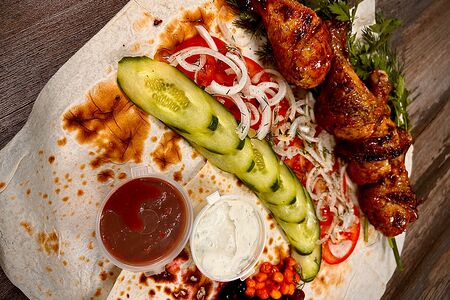 Шашлык из куриной голени