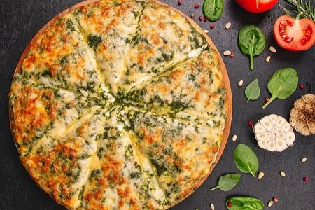 Четырёхэтажная пицца Шпинат